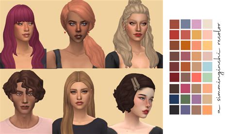 hairs the sims 4|More.